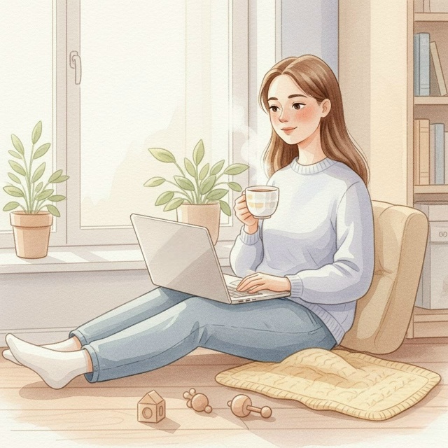 Онлайн-группа для мам в декрете