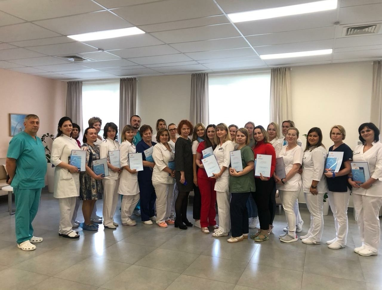 В Московском областном перинатальном центре г. Наро-Фоминск прошёл образовательный курс для врачей